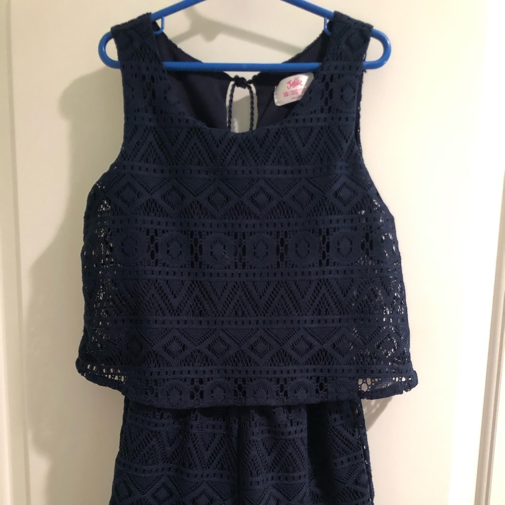 Girls one piece shorts jumpsuit